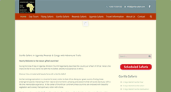 Desktop Screenshot of gorilla-safari.com