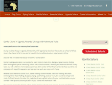 Tablet Screenshot of gorilla-safari.com